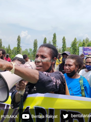Aksi Solidaritas Selamatkan Lembah Grime Nawa, Jayapura, 2022