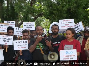 Aksi Solidaritas Selamatkan Lembah Grime Nawa, Jayapura, 2022